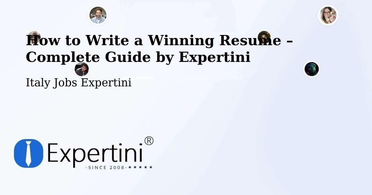 Resume Writing Guide for Job Seekers – Campobasso - Campobasso, Italy Jobs Expertini